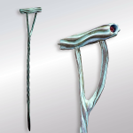 ◆H970×W215ミリ◆本体木彫（オリジナルガラス玉埋込）◆販売価格￥8,700