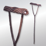 ◆H1210×W310ミリ◆本体木彫（オリジナルガラス玉埋込）◆販売価格￥8,700