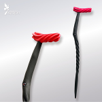 ◆H750×W150ミリ◆本体木彫（オリジナルガラス玉埋込）◆着色 アクリル塗料・絵具Liquitex◆販売価格￥28,700