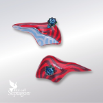 サイズ：117×55×75ミリ　材質：クルミ（比較的高い音がでます） 価格：￥7,700