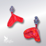 サイズ：80×50×93ミリ　材質：栗（クリクリ…とした音がします） 価格：￥7,700