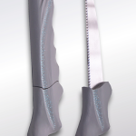 サイズ：330×70×33ミリ　柄・鞘の材質：朴の木（ほうのき） 価格：￥17,700